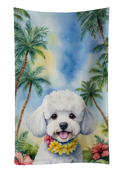 Bichon Frise Luau Kitchen Towel - One Color / One Size - Home & Garden - Home Textile - Towels