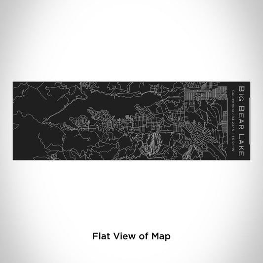 Big Bear Lake - California Engraved Map Insulated Cup in Matte Black - Drinkware