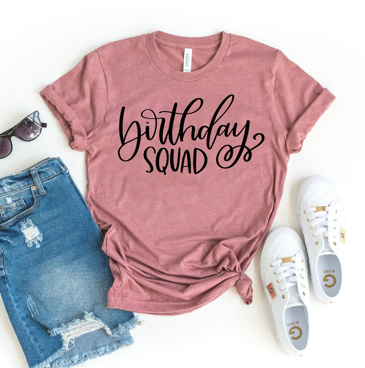 Birthday Squad T-Shirt - Women’s Fashion - Women’s Clothing - Tops & Tees - T-Shirts