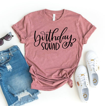 Birthday Squad T-Shirt - Women’s Fashion - Women’s Clothing - Tops & Tees - T-Shirts