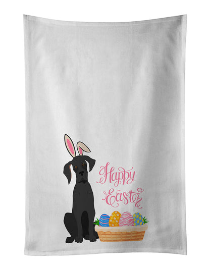 Black Great Dane Easter Kitchen Towel Set of 2 - One Color / One Size - Home & Garden - Home Textile - Towels