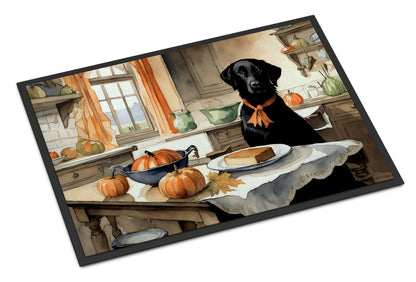 Black Lab Fall Kitchen Pumpkins Doormat - One Color / One Size - Home & Garden - Home Textile - Carpets & Rugs