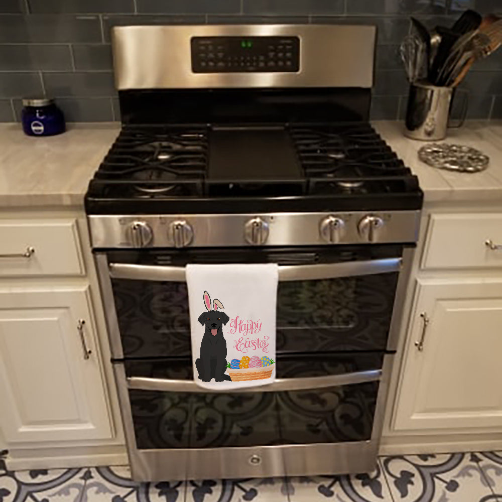 Black Labrador Retriever Easter Kitchen Towel Set of 2 - One Color / One Size - Home & Garden - Home Textile - Towels