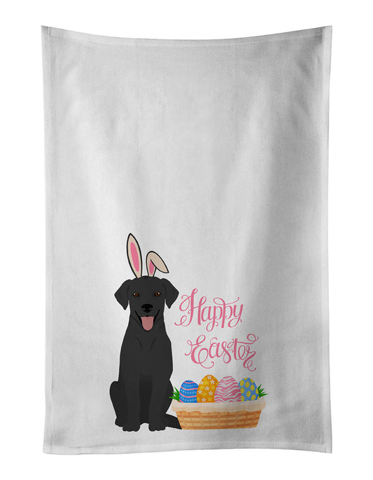 Black Labrador Retriever Easter Kitchen Towel Set of 2 - One Color / One Size - Home & Garden - Home Textile - Towels