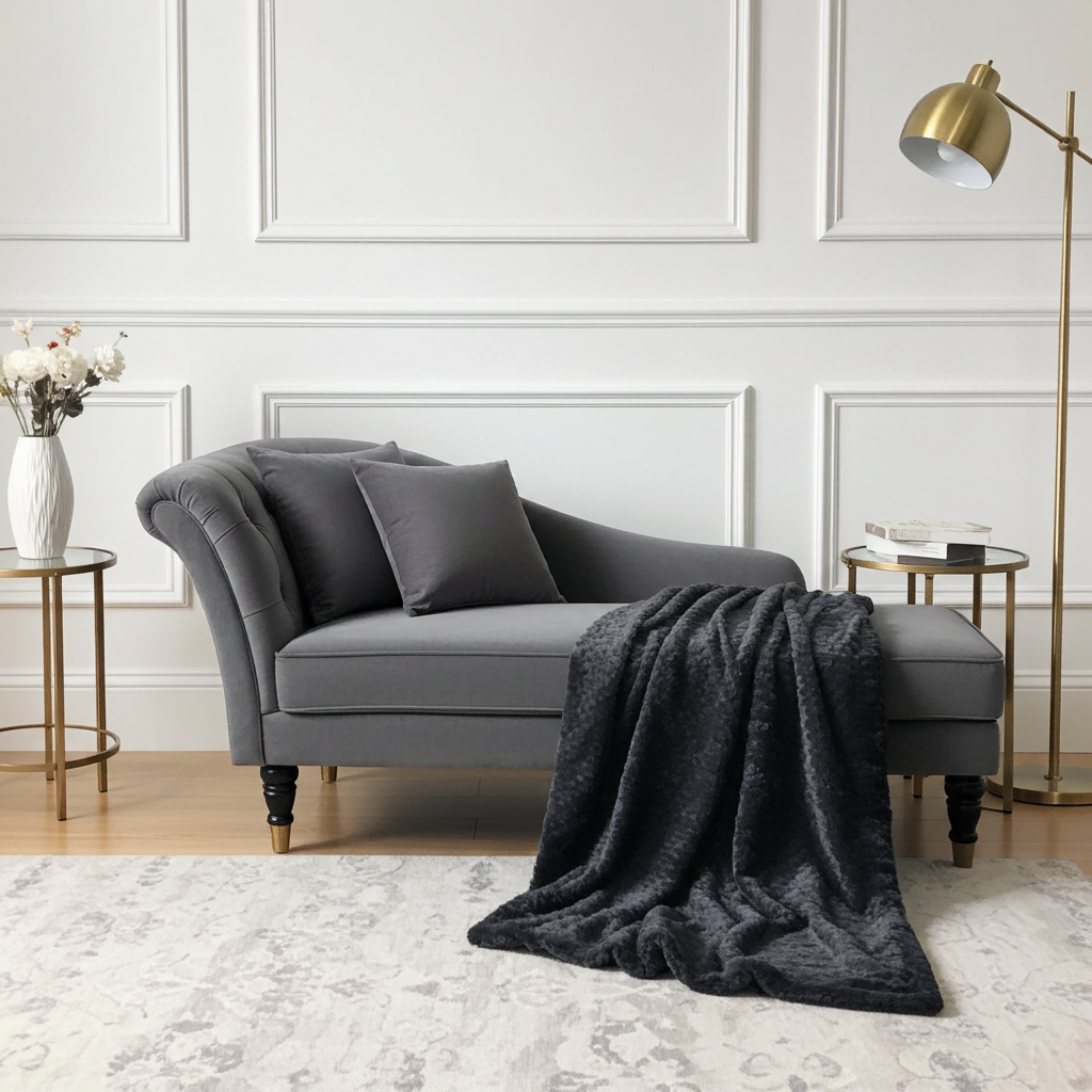 Black Mink Faux Fur Luxury Throw Blanket - Home & Garden - Home Textile - Bedding
