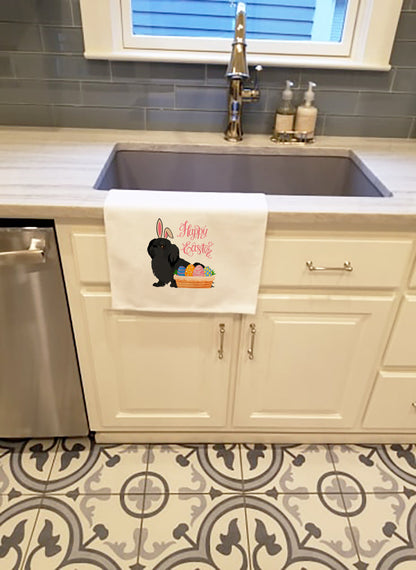 Black Pekingese Easter Kitchen Towel Set of 2 - One Color / One Size - Home & Garden - Home Textile - Towels