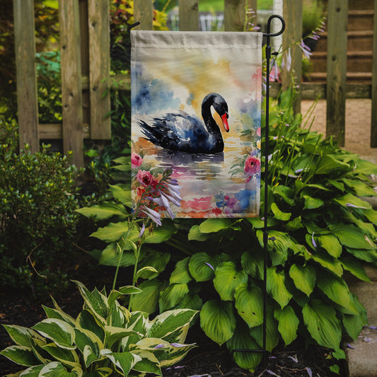 Black Swan Garden Flag - One Color / One Size - Home & Garden - Home Decor - Flags Banners & Accessories