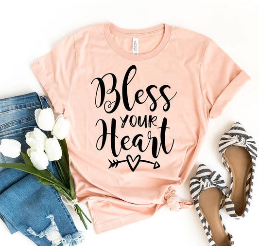 Bless Your Heart T-Shirt - Women’s Fashion - Women’s Clothing - Tops & Tees - T-Shirts