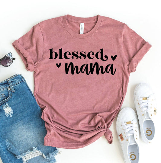Blessed Mama T-Shirt - Women’s Fashion - Women’s Clothing - Tops & Tees - T-Shirts