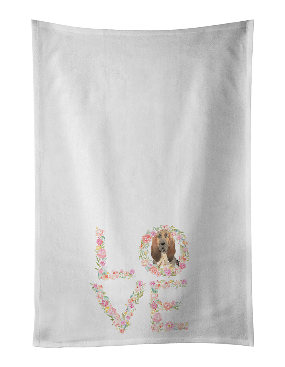 Bloodhound Love Kitchen Towel Set of 2 - One Color / One Size - Home & Garden - Home Textile - Towels