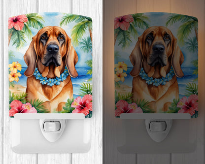 Bloodhound Luau Ceramic Night Light - One Color / One Size - Home & Garden - Home Improvement - Lights & Lighting