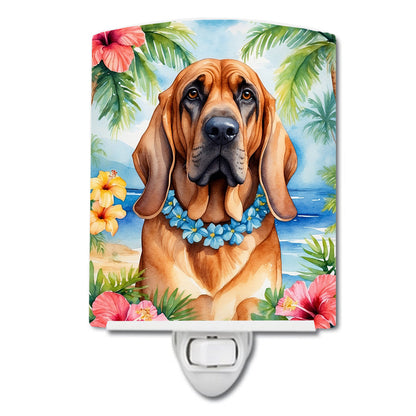 Bloodhound Luau Ceramic Night Light - One Color / One Size - Home & Garden - Home Improvement - Lights & Lighting