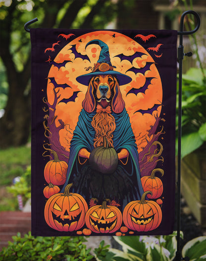 Bloodhound Witchy Halloween Garden Flag - One Color / One Size - Home & Garden - Home Decor - Flags Banners &