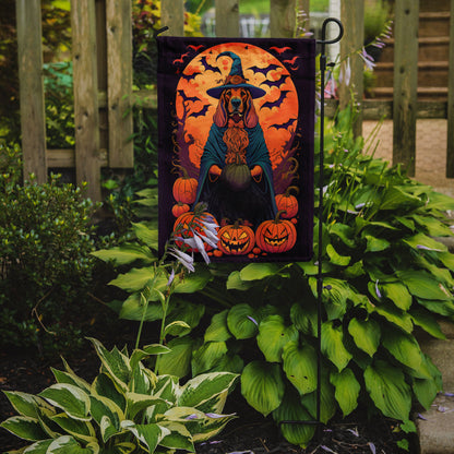 Bloodhound Witchy Halloween Garden Flag - One Color / One Size - Home & Garden - Home Decor - Flags Banners &