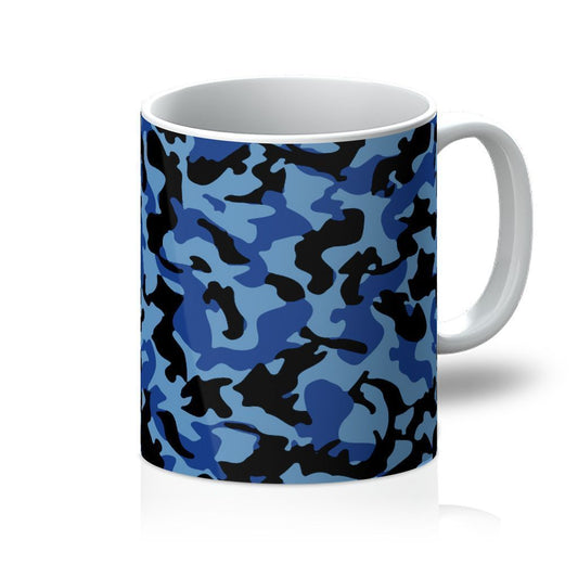 Blue Camo 2 Mug - One Color / One Size - Home & Garden - Kitchen Dining & Bar - Drinkware