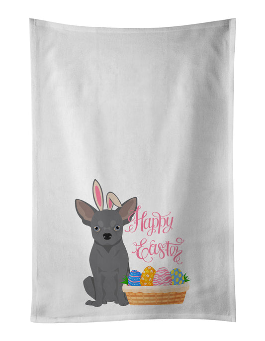 Blue Chihuahua Easter Kitchen Towel Set of 2 - One Color / One Size - Home & Garden - Home Textile - Towels