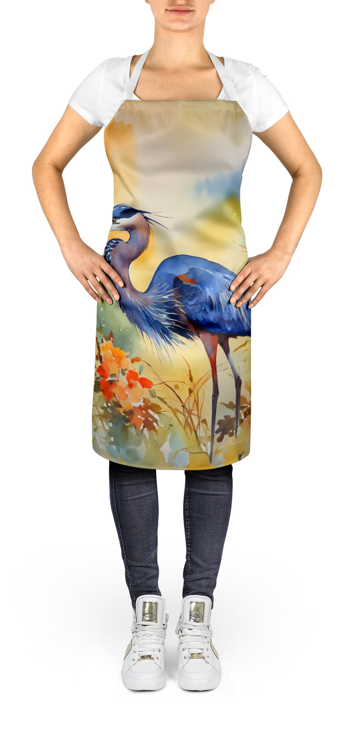 Blue Heron Apron - One Color / One Size - Home & Garden - Kitchen Dining & Bar - Table Decoration & Accessories