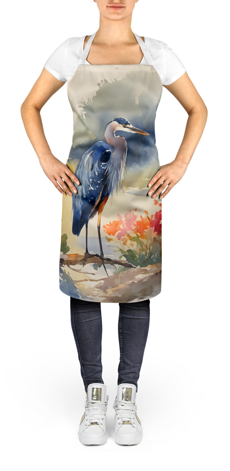 Blue Heron Apron - One Color / One Size - Home & Garden - Kitchen Dining & Bar - Table Decoration & Accessories