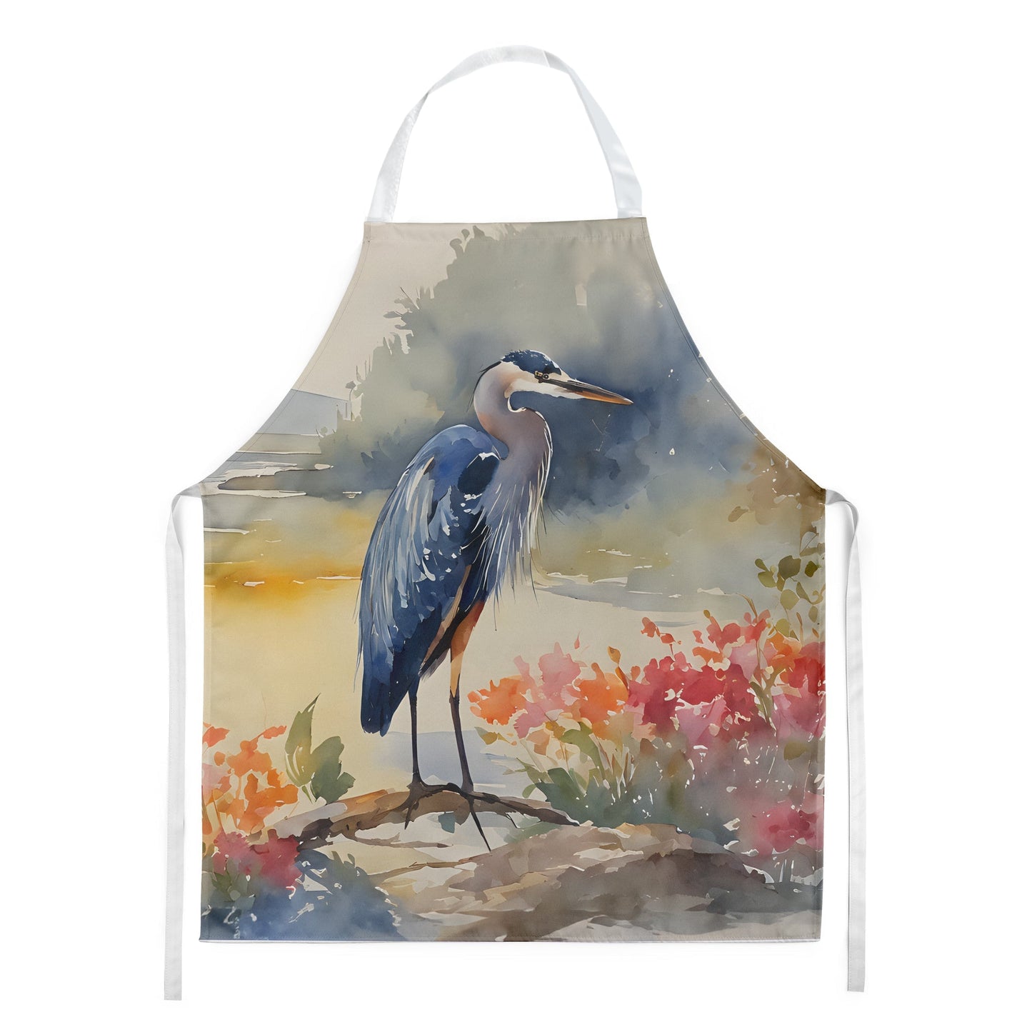 Blue Heron Apron - One Color / One Size - Home & Garden - Kitchen Dining & Bar - Table Decoration & Accessories