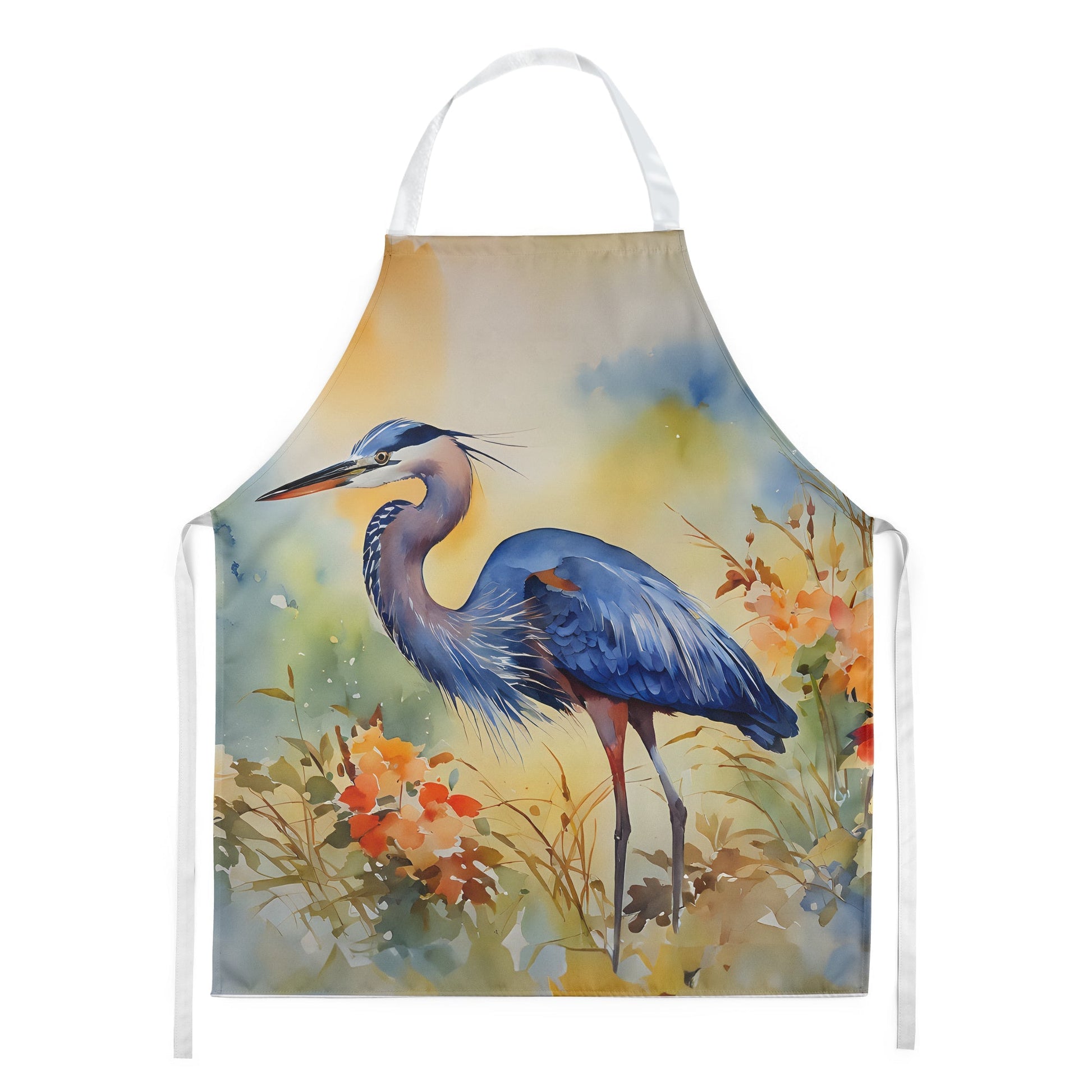 Blue Heron Apron - One Color / One Size - Home & Garden - Kitchen Dining & Bar - Table Decoration & Accessories