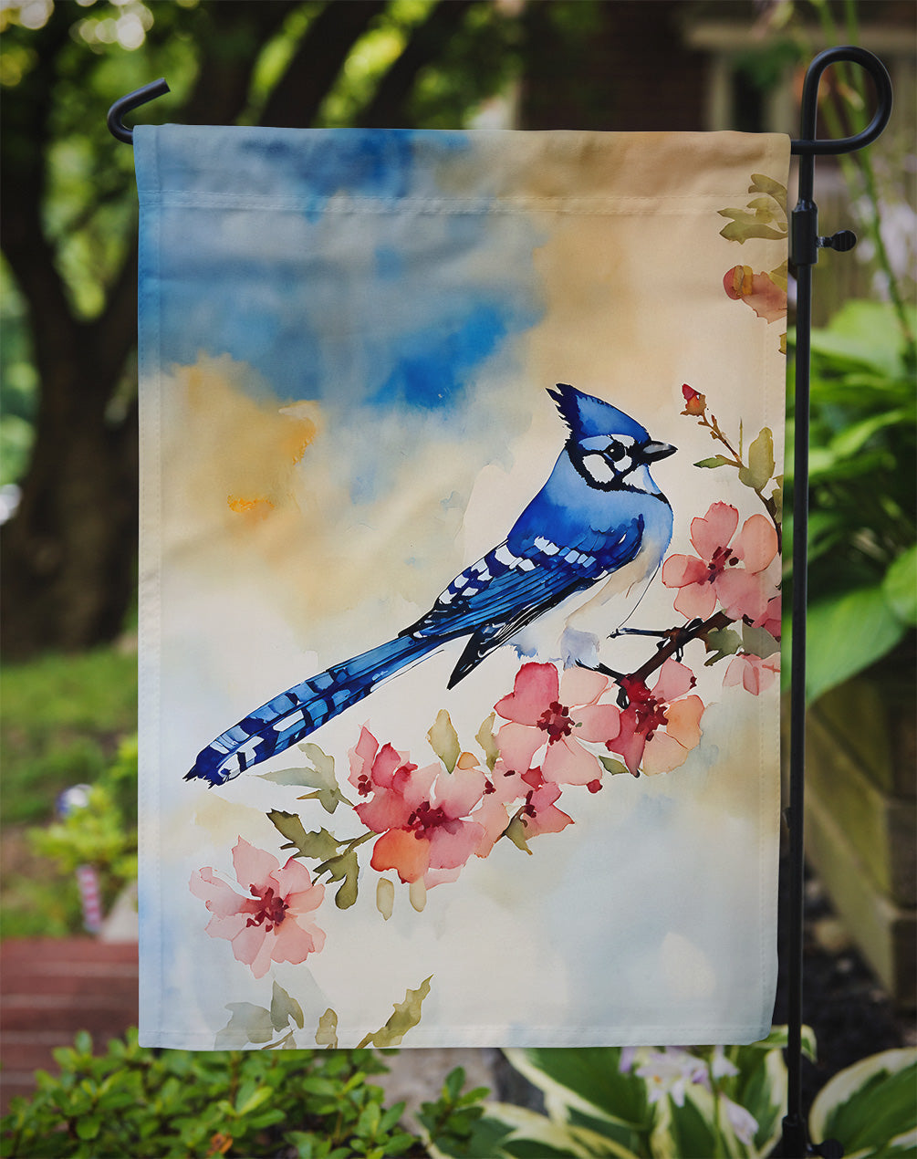 Blue Jay Garden Flag - One Color / One Size - Home & Garden - Home Decor - Flags Banners & Accessories