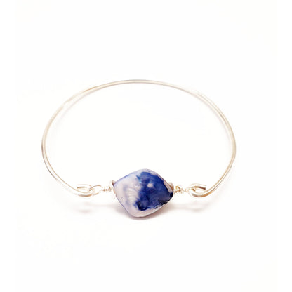Blue Pearl Bangle - One Color / One Size - Jewelry & Accessories - Bracelets & Bangles