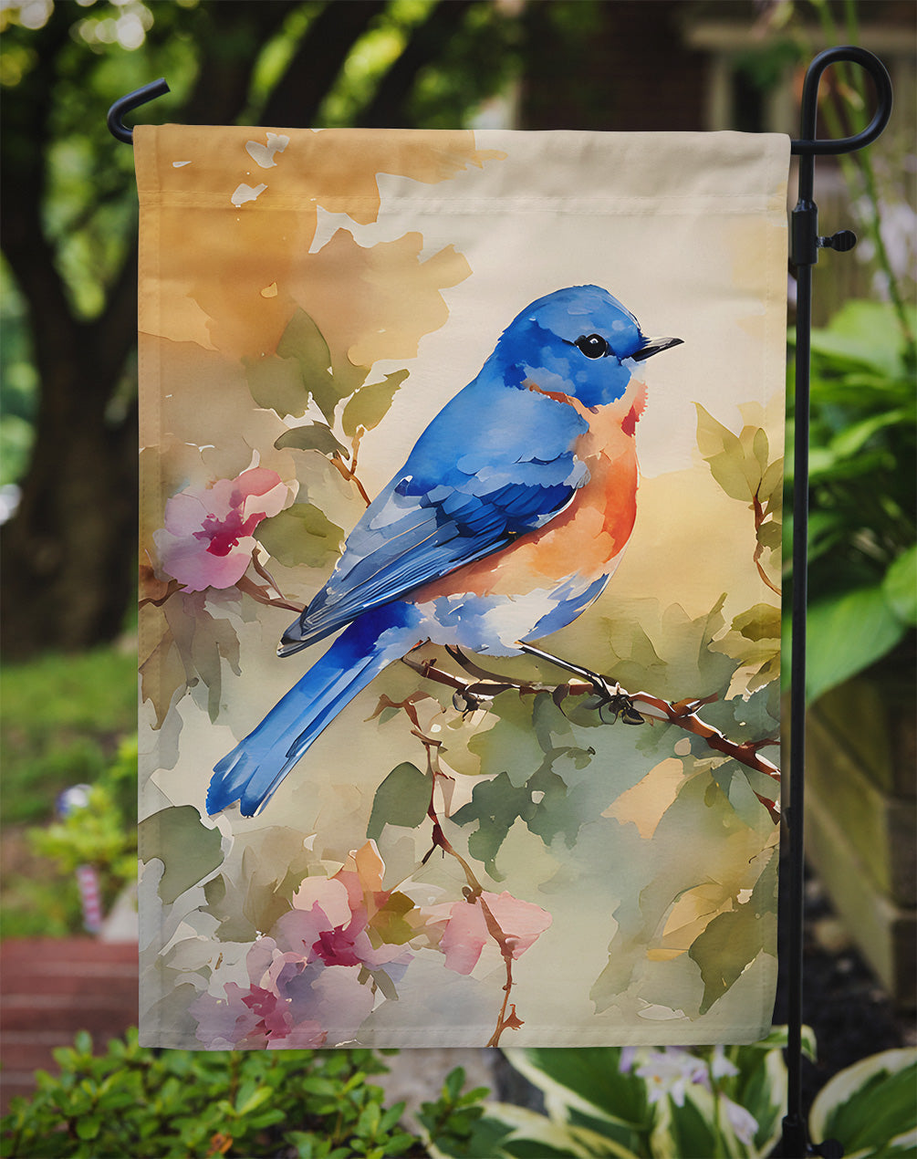 Bluebird Garden Flag - One Color / One Size - Home & Garden - Home Decor - Flags Banners & Accessories