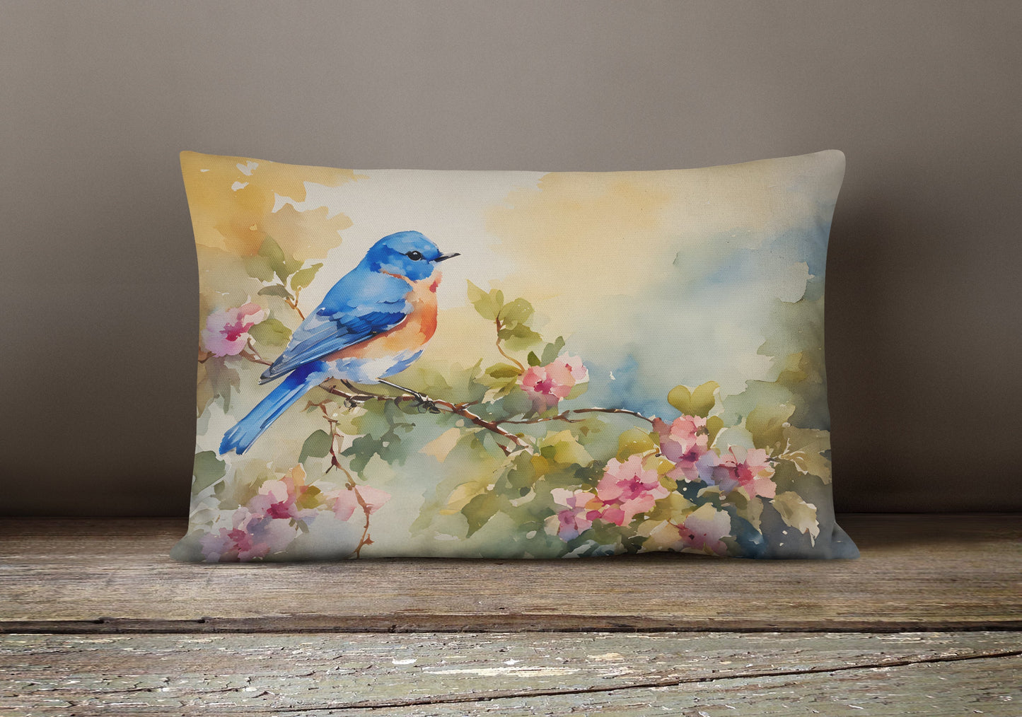 Bluebird Throw Pillow - One Color / One Size - Home & Garden - Home Textile - Pillows