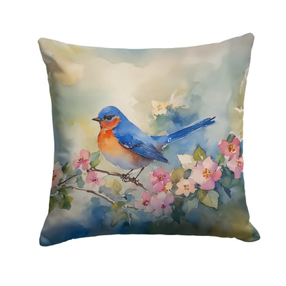 Bluebird Throw Pillow - One Color / One Size - Home & Garden - Home Textile - Pillows