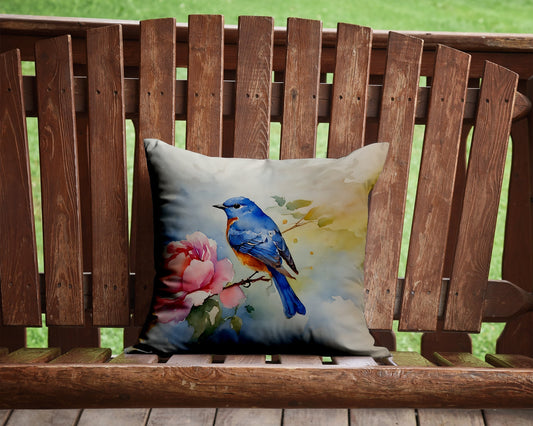 Bluebird Throw Pillow - One Color / One Size - Home & Garden - Home Textile - Pillows