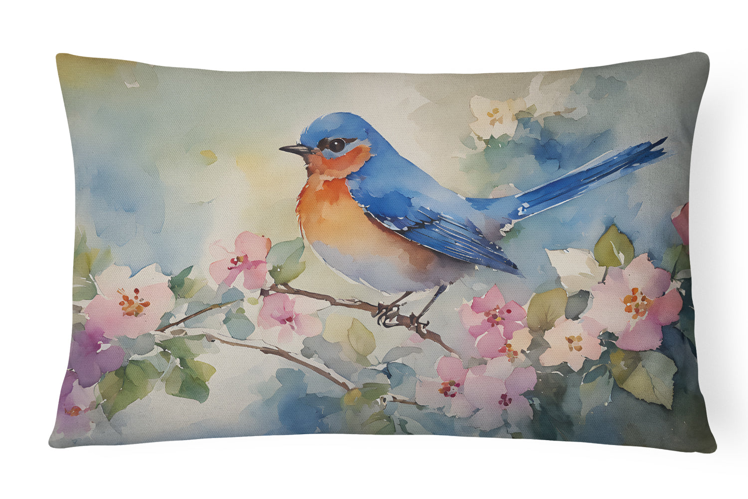 Bluebird Throw Pillow - One Color / One Size - Home & Garden - Home Textile - Pillows
