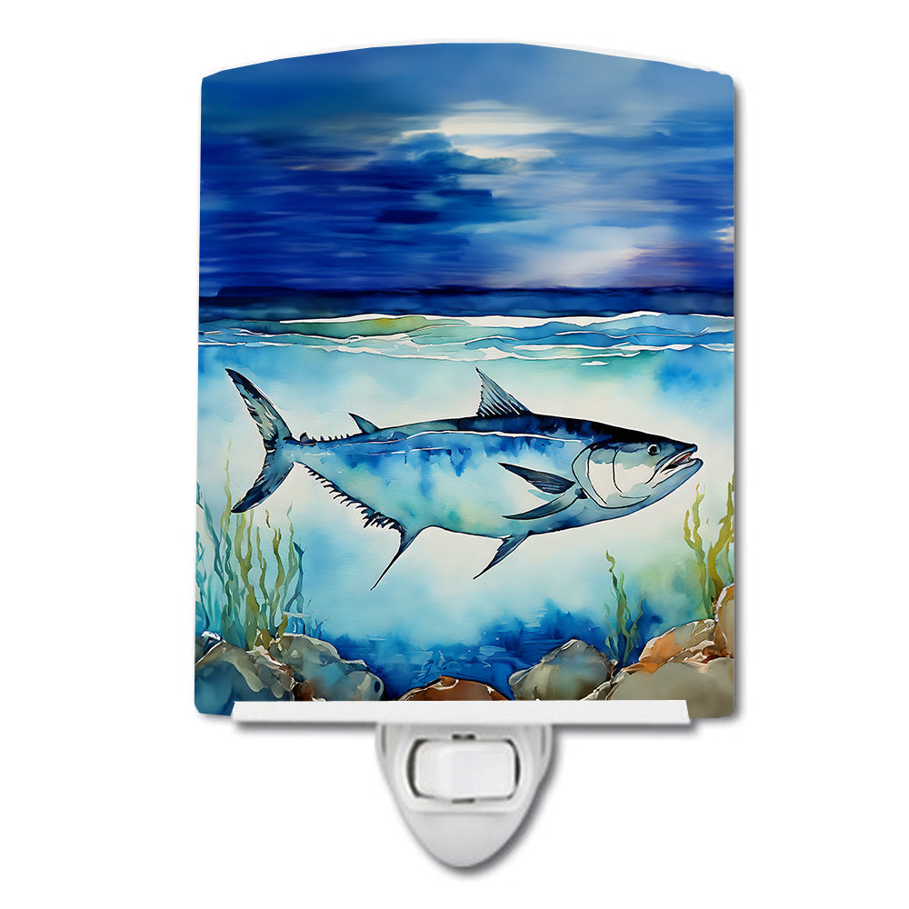 Bluefin Tuna Ceramic Night Light - One Color / One Size - Home & Garden - Home Improvement - Lights & Lighting - Night