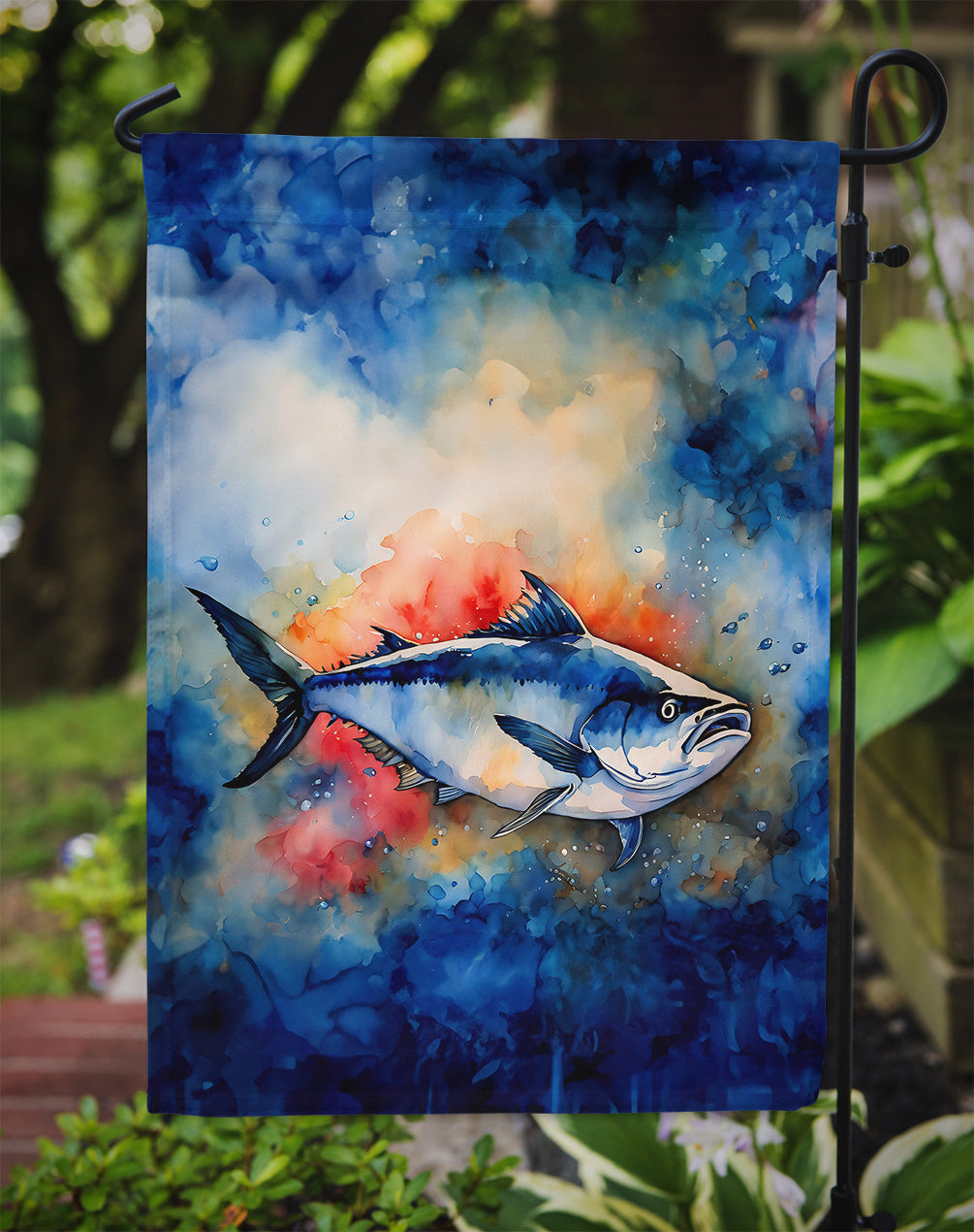 Bluefin Tuna Garden Flag - One Color / One Size - Home & Garden - Home Decor - Flags Banners & Accessories