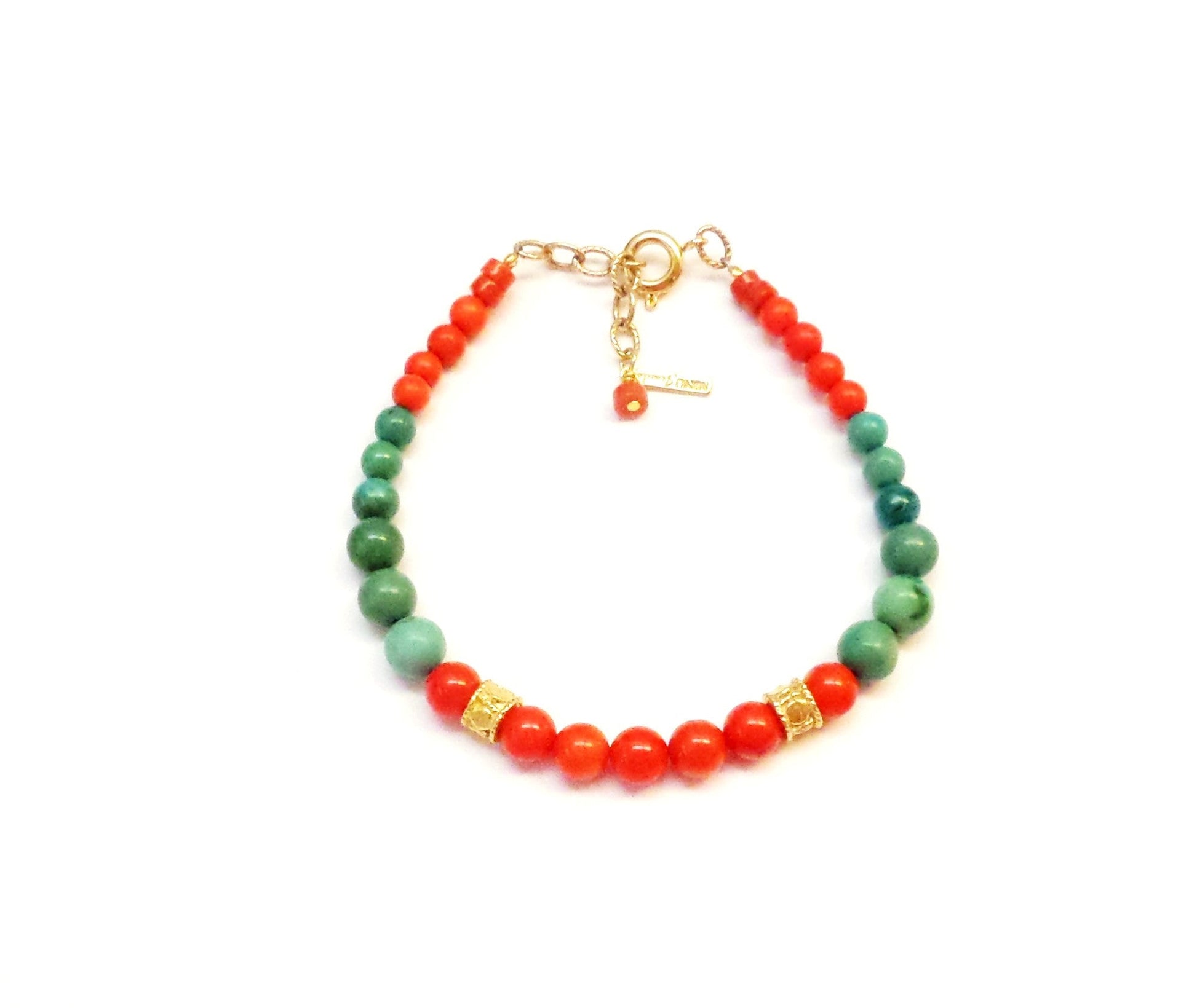 Boho Bracelets - Coral Turquoise - Jewelry & Accessories - Bracelets & Bangles - Chain & Link Bracelets