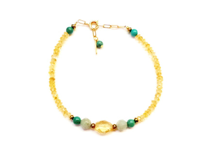 Boho Bracelets - Yellow Turquoise - Jewelry & Accessories - Bracelets & Bangles - Chain & Link Bracelets