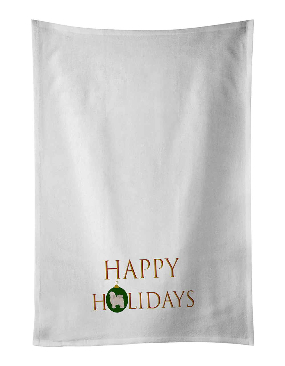 Bolognese Happy Holidays Kitchen Towel Set of 2 - One Color / One Size - Home & Garden - Home Textile - Towels