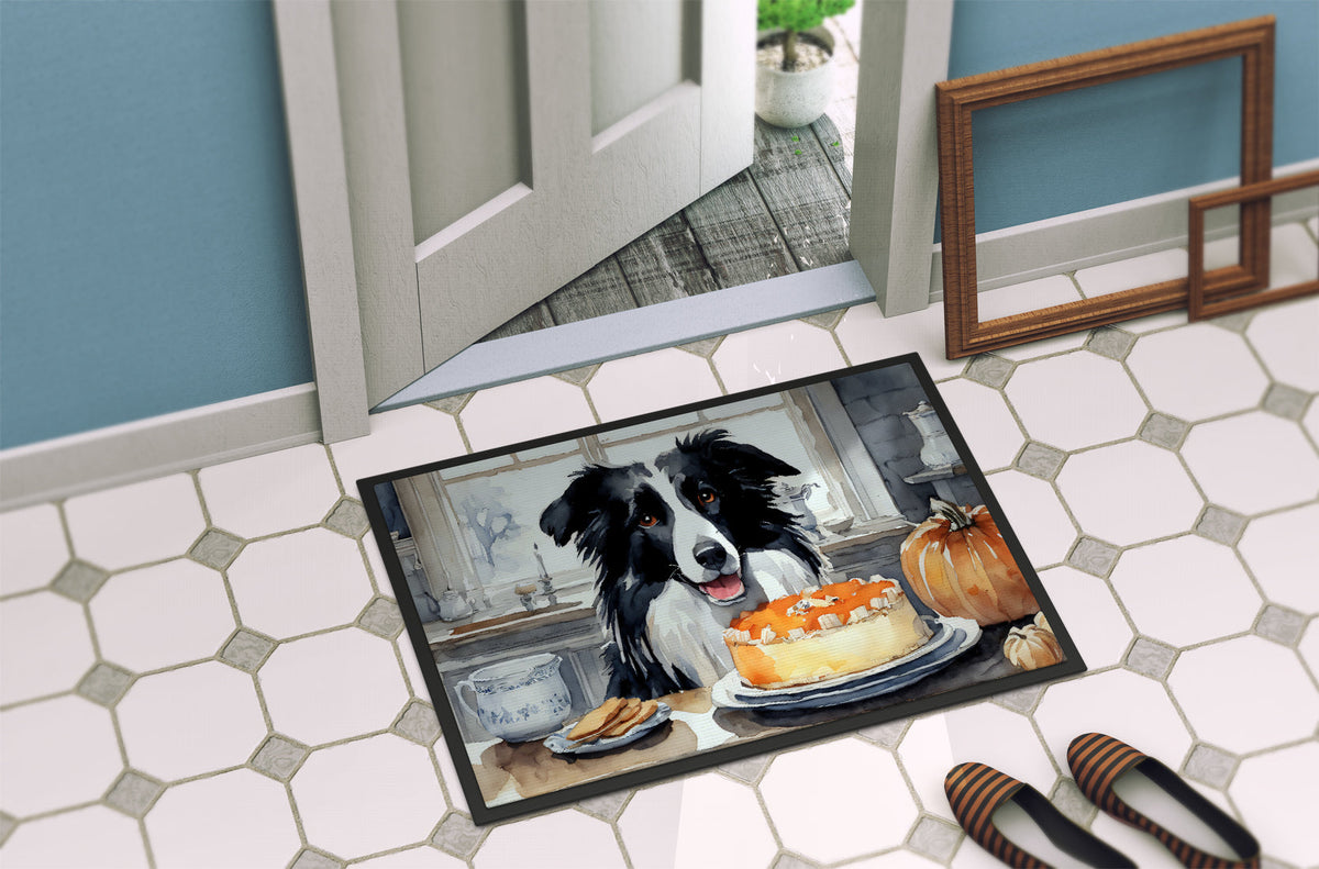 Border Collie Fall Kitchen Pumpkins Doormat - One Color / One Size - Home & Garden - Home Textile - Carpets & Rugs