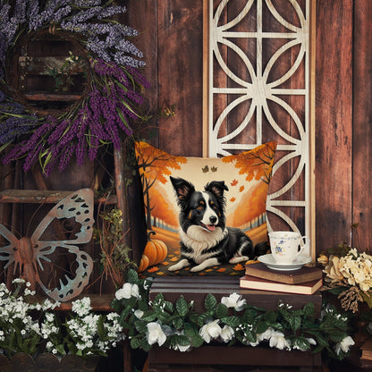 Border Collie Fall Throw Pillow - One Color / One Size - Home & Garden - Home Textile - Pillows