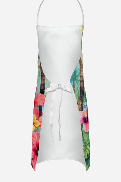 Border Collie Luau Apron - One Color / One Size - Home & Garden - Kitchen Dining & Bar - Table Decoration & Accessories