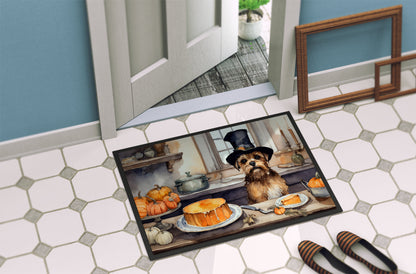 Border Terrier Fall Kitchen Pumpkins Doormat - One Color / One Size - Home & Garden - Home Textile - Carpets & Rugs