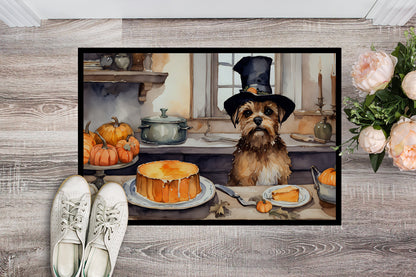 Border Terrier Fall Kitchen Pumpkins Doormat - One Color / One Size - Home & Garden - Home Textile - Carpets & Rugs