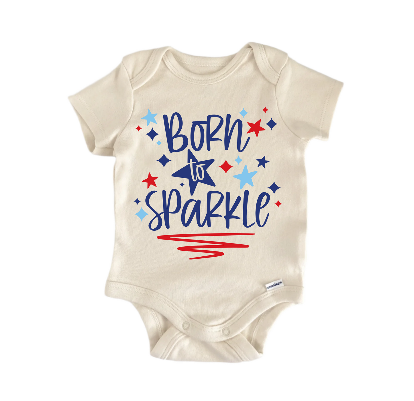 Born to Sparkle July 4th Patriotic - Baby Boy Girl Clothes Bodysuit - Kids & Babies - Mother & Kids - Boys’ Baby