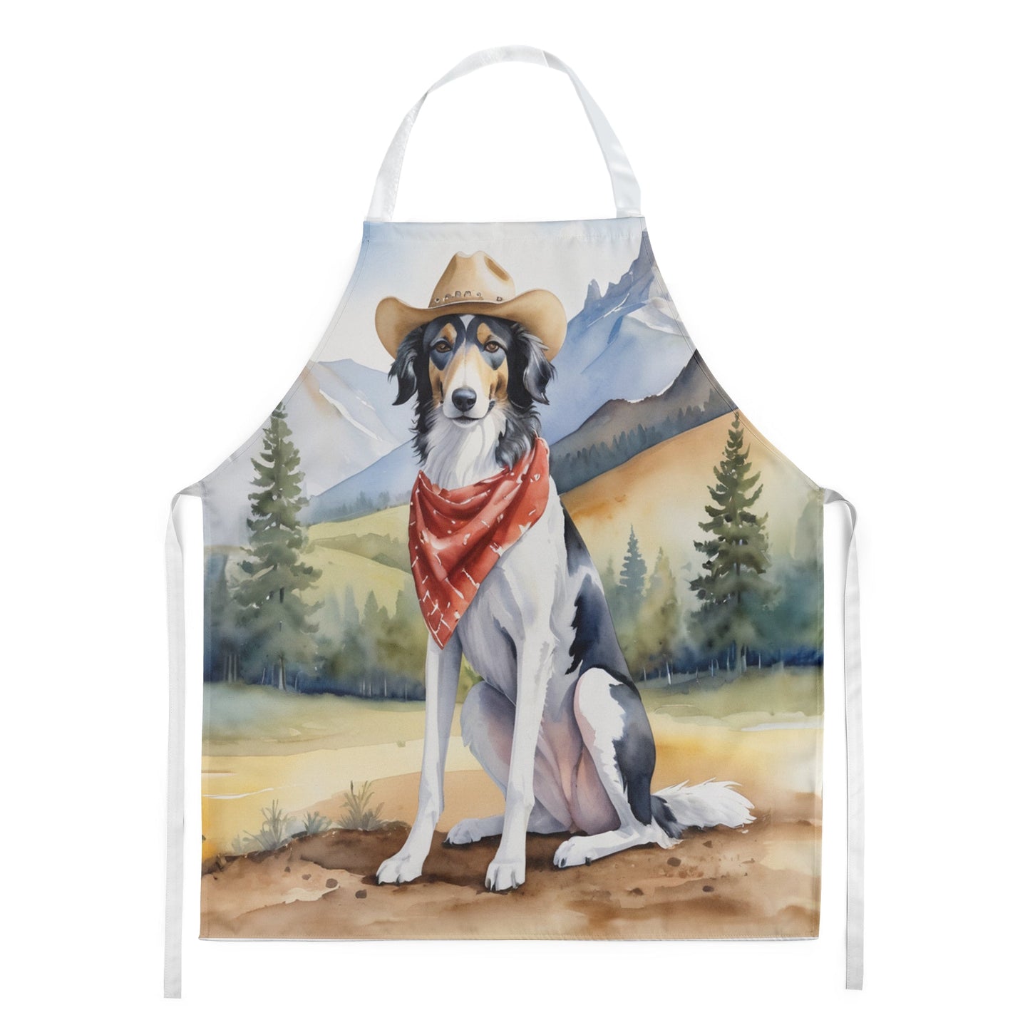 Borzoi Cowboy Welcome Apron - One Color / One Size - Home & Garden - Kitchen Dining & Bar - Table Decoration &