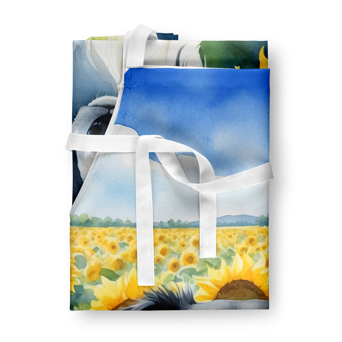 Borzoi in Sunflowers Apron - One Color / One Size - Home & Garden - Kitchen Dining & Bar - Table Decoration &