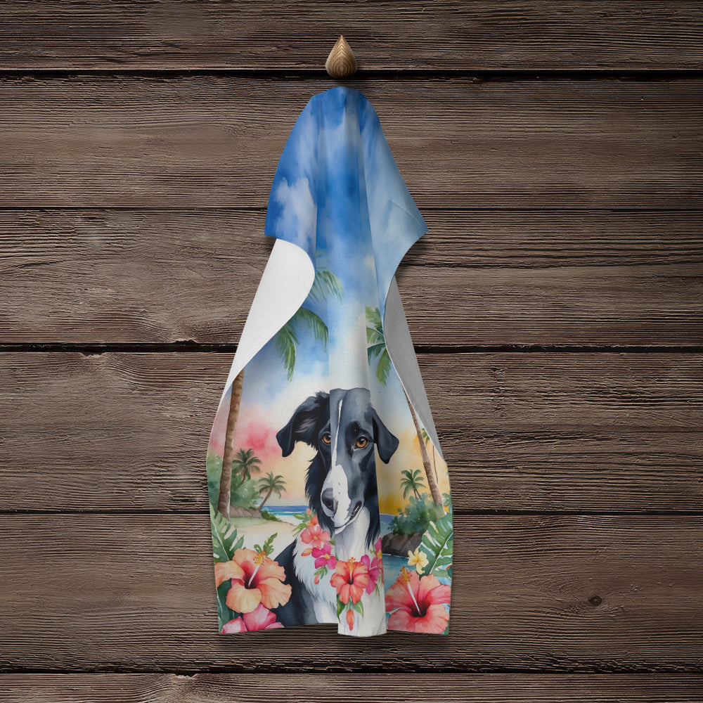Borzoi Luau Kitchen Towel - One Color / One Size - Home & Garden - Home Textile - Towels