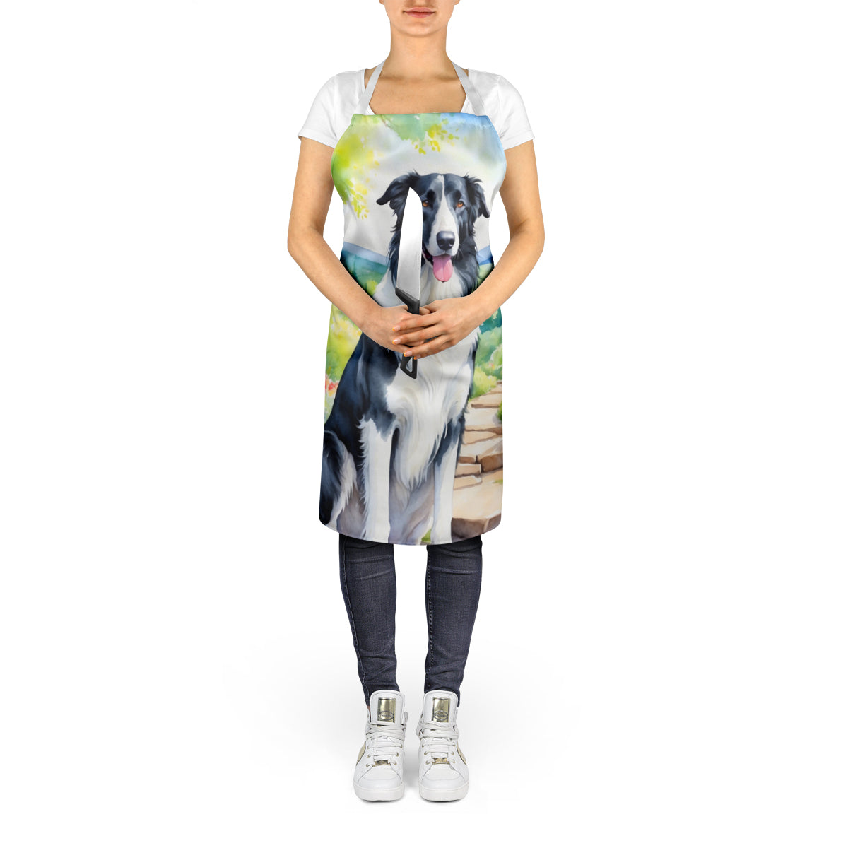 Borzoi Spring Path Apron - One Color / One Size - Home & Garden - Kitchen Dining & Bar - Table Decoration & Accessories