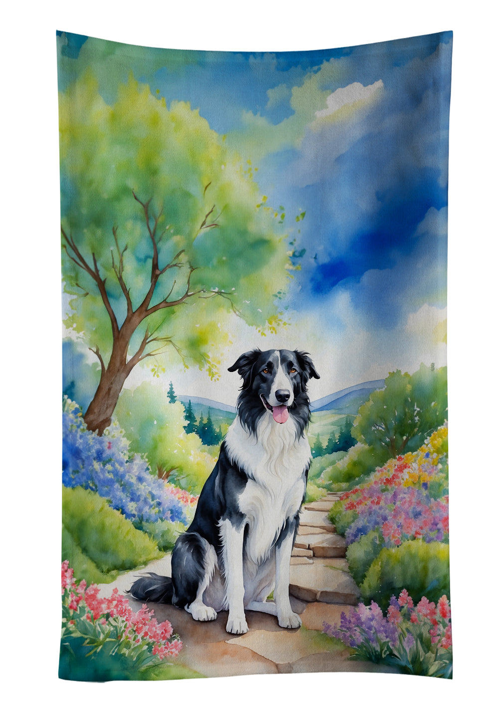 Borzoi Spring Path Kitchen Towel - One Color / One Size - Home & Garden - Home Textile - Towels