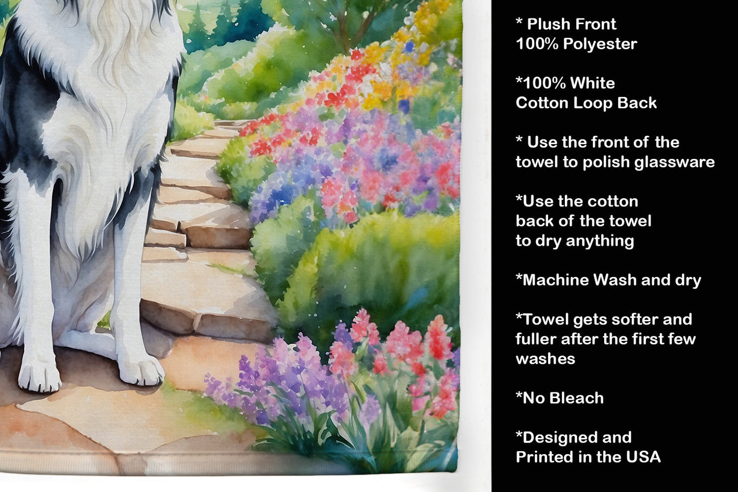 Borzoi Spring Path Kitchen Towel - One Color / One Size - Home & Garden - Home Textile - Towels
