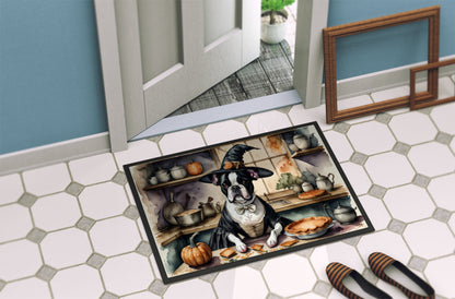 Boston Terrier Fall Kitchen Pumpkins Doormat - One Color / One Size - Home & Garden - Home Textile - Carpets & Rugs