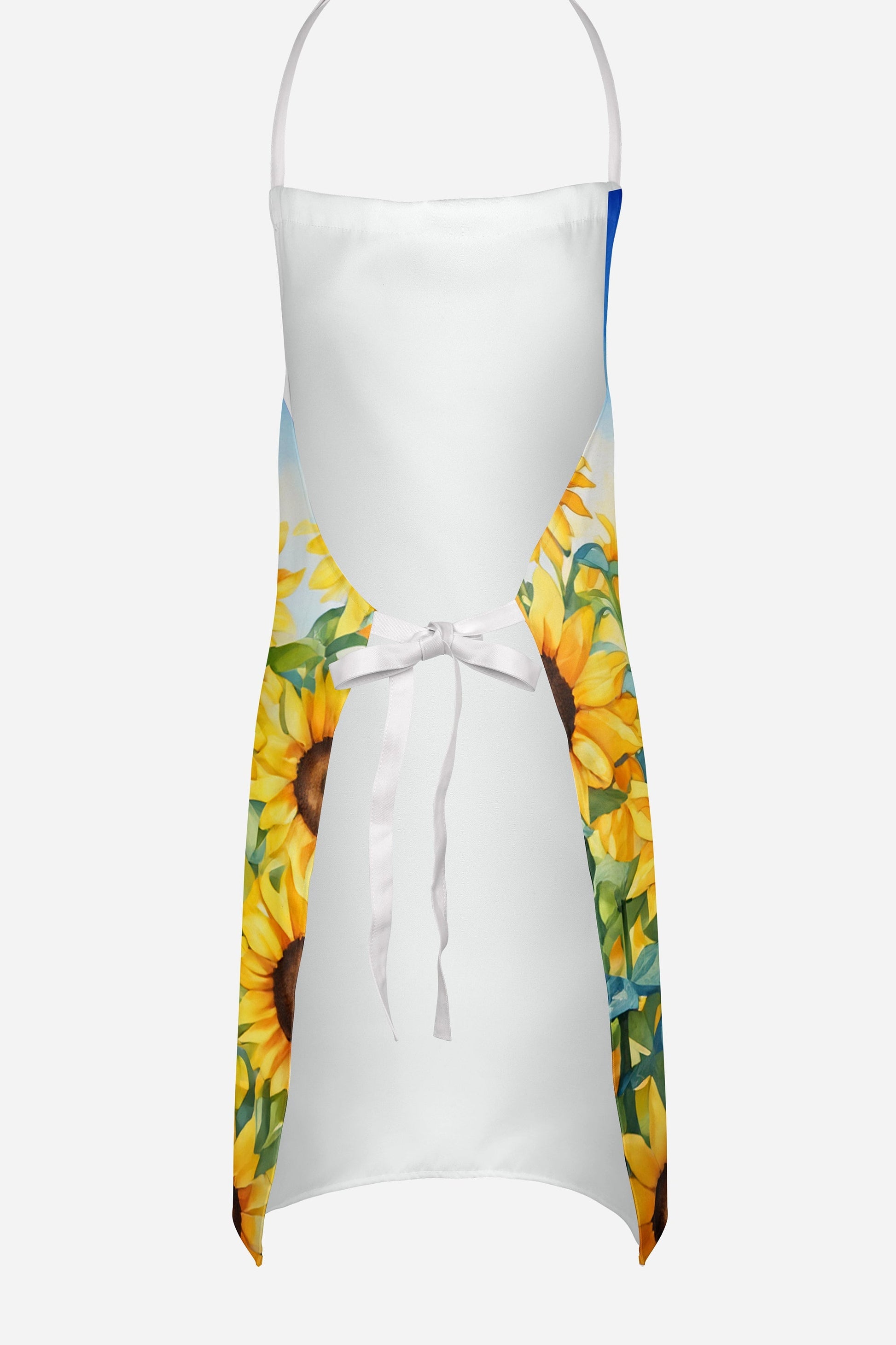 Boston Terrier in Sunflowers Apron - One Color / One Size - Home & Garden - Kitchen Dining & Bar - Table Decoration &